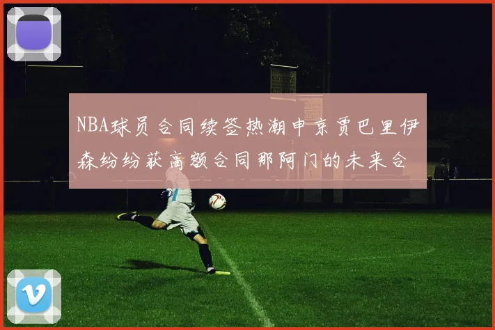 NBA球员合同续签热潮申京贾巴里伊森纷纷获高额合同那阿门的未来合同将如何定价